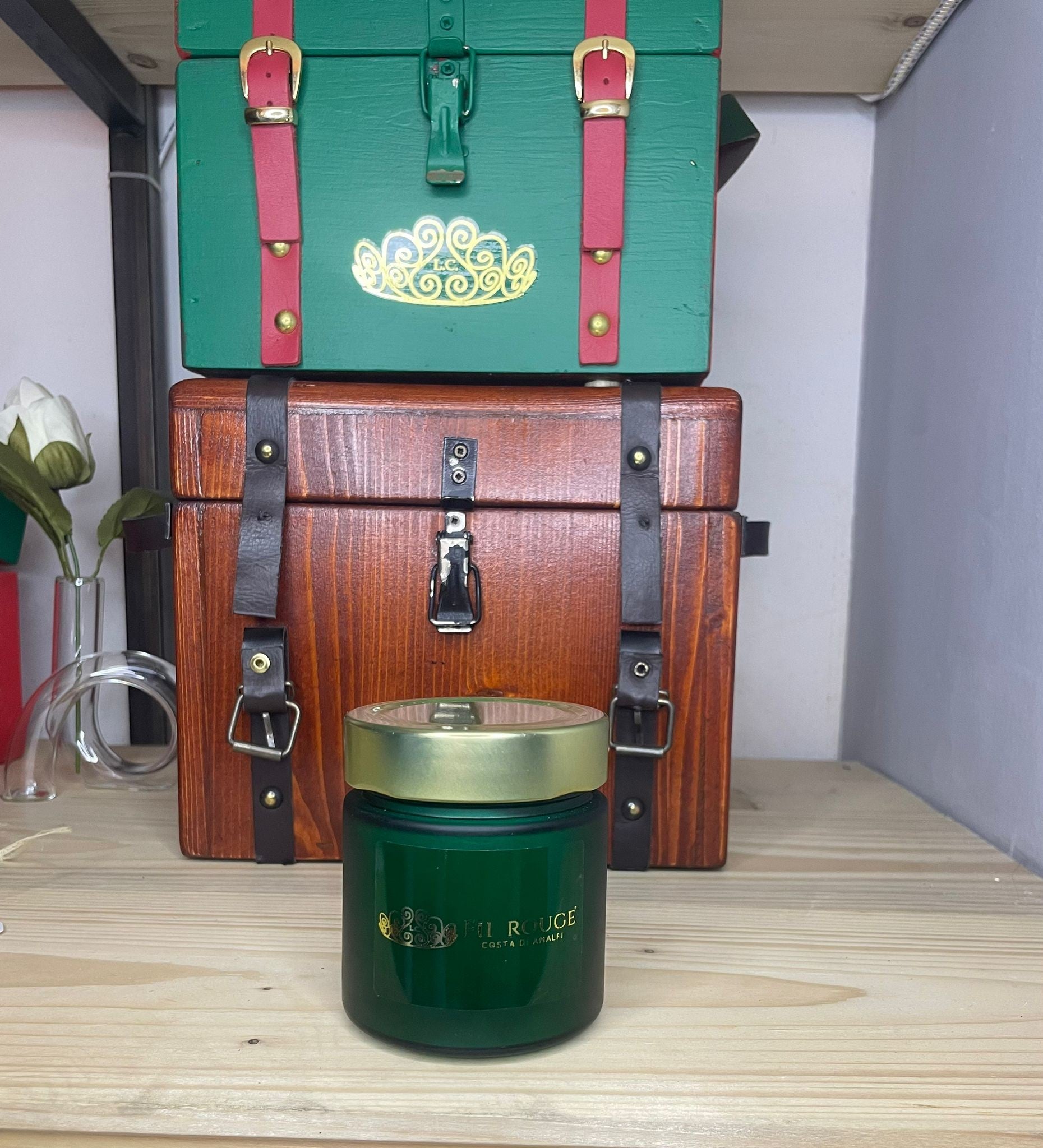 CANDELA VASO PICCOLO EMERALD