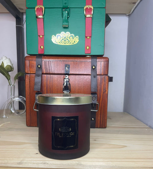 CANDELA VASO GRANDE 2 STOPPINI  EMERALD